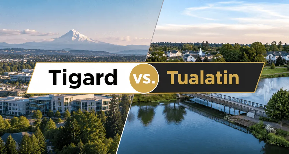 Tigard vs. Tualatin home buying comparison in Portland Metro