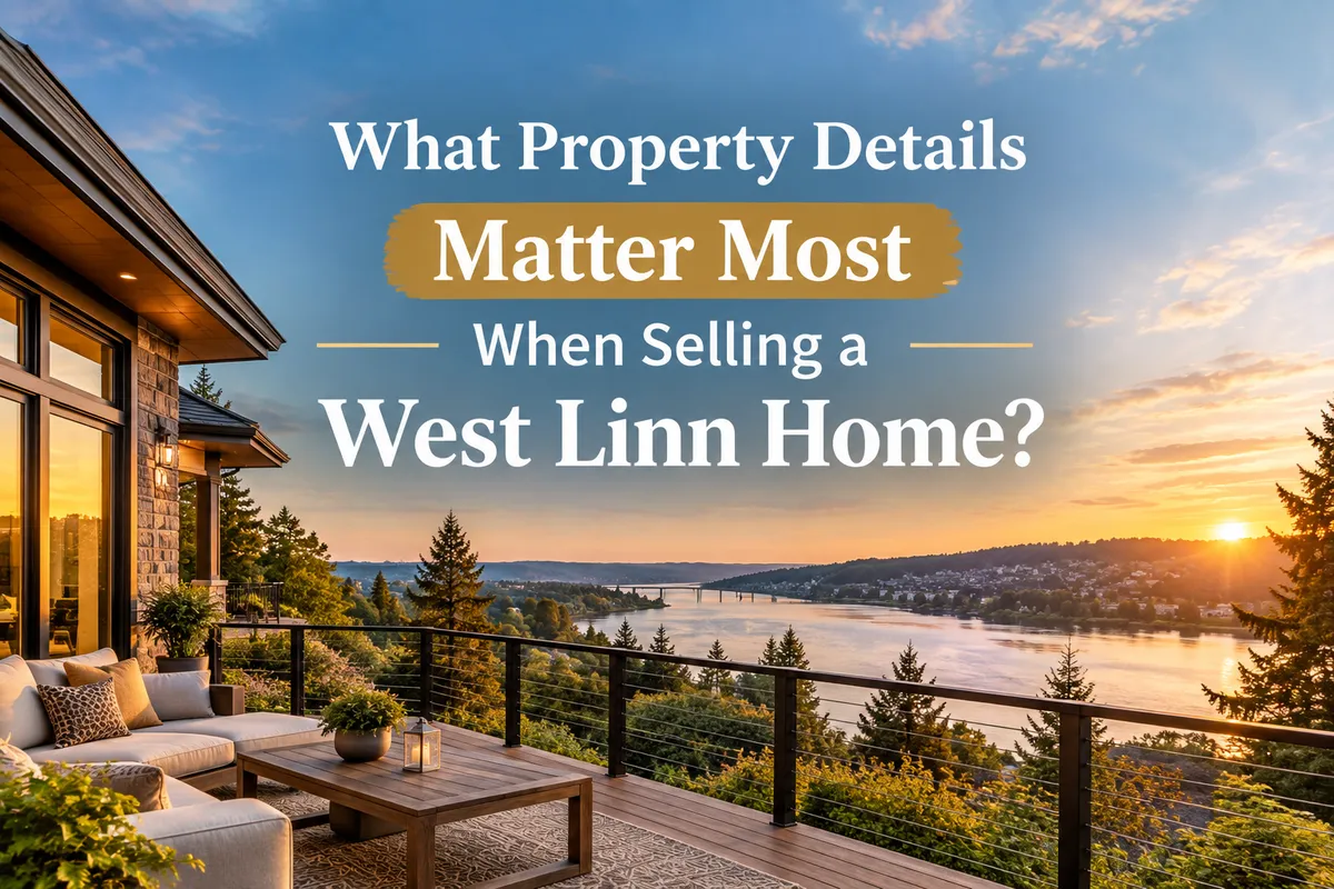 Property details that matter when selling a West Linn home