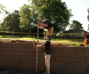 measuring grade of the land