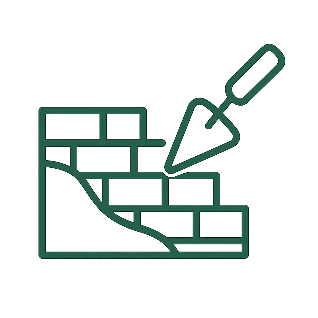 retaining walls and hardscaping icon