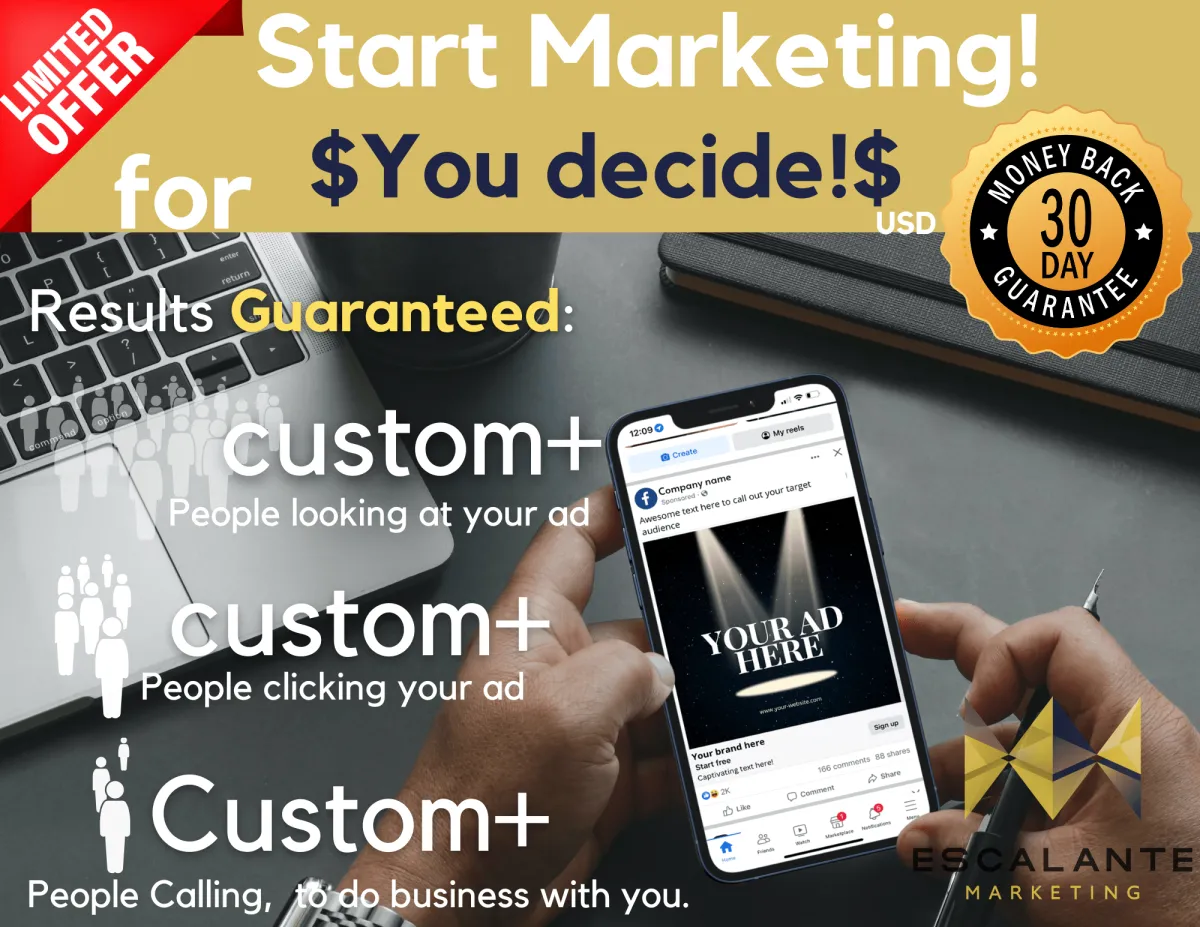 premium special results guaranteed Escalante Marketing