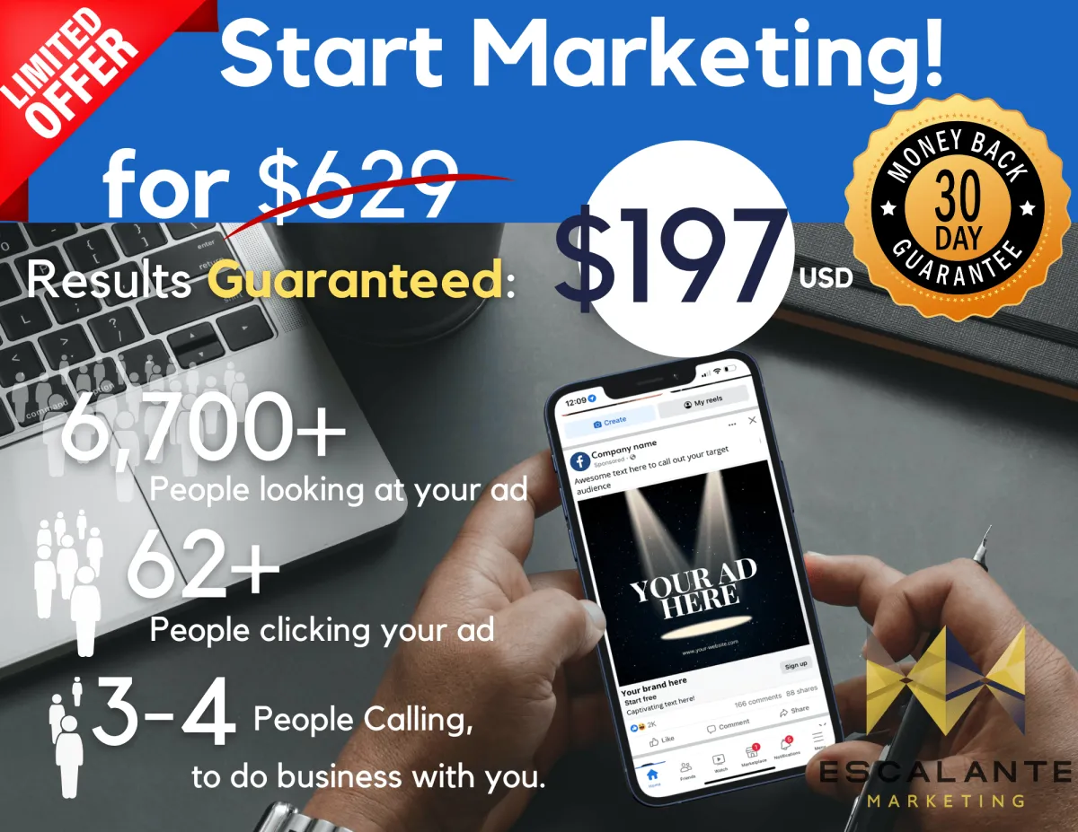 197 special results guaranteed Escalante Marketing