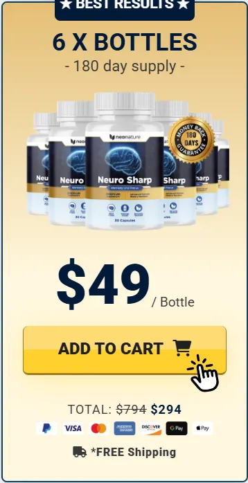 neurosharp buy 6 bottles
