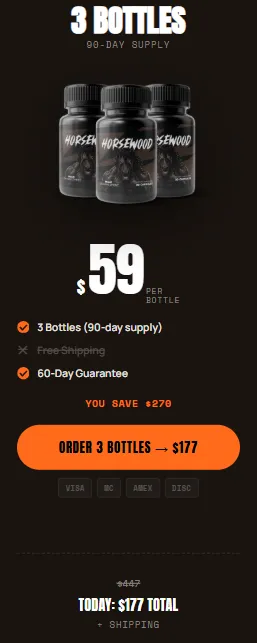horsewood buy 3 bottles