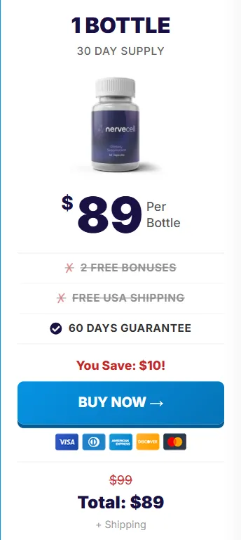 nervecell buy 1 bottle