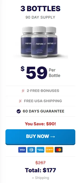 nervecell buy 3 bottles