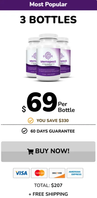 memoclear buy 3 bottles