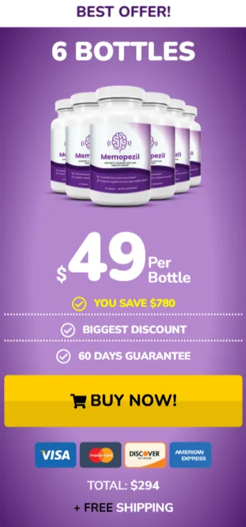 memoclear buy 6 bottles
