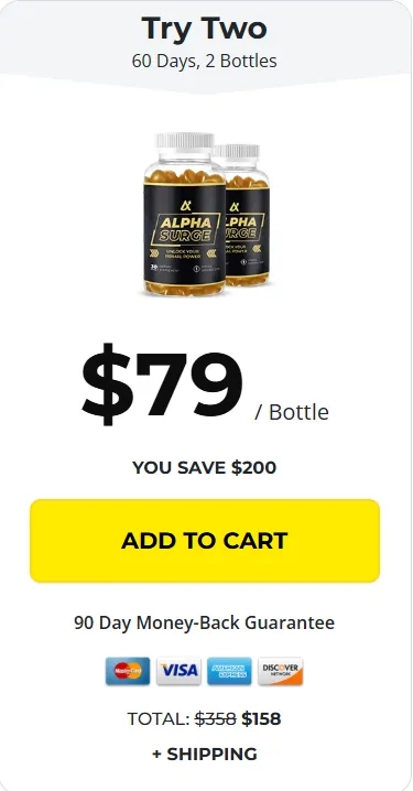 alpha shaped buy 2 bottle