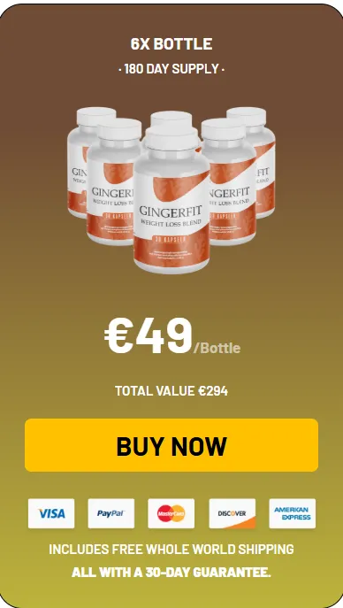 gingerfit buy 6 bottles