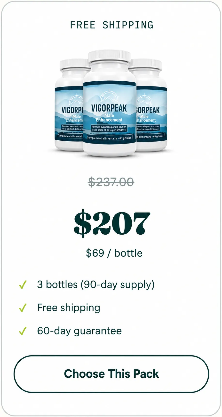 king force buy 3 bottles