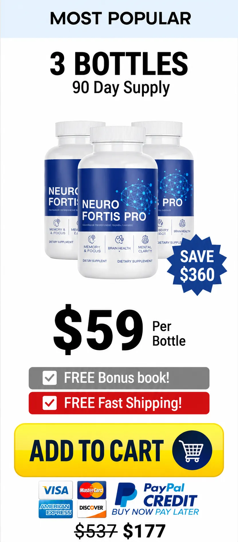 neuroapex buy 3 bottles