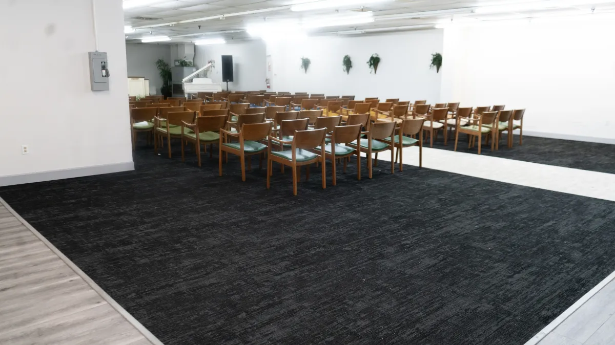 Small Chapel prepared for an intimate ceremony in Orlando
