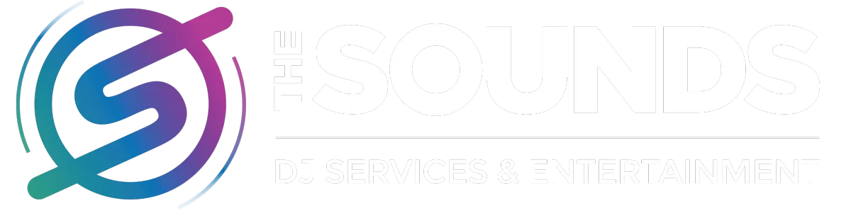 Logo for the sounds dj services and entertainment
