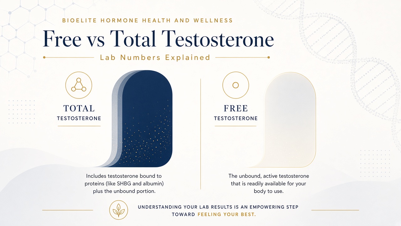 Free vs Total Testosterone: Lab Numbers Explained