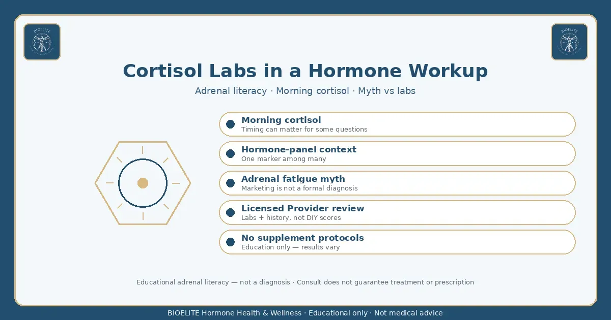 Cortisol Labs in a Hormone Workup | BIOELITE