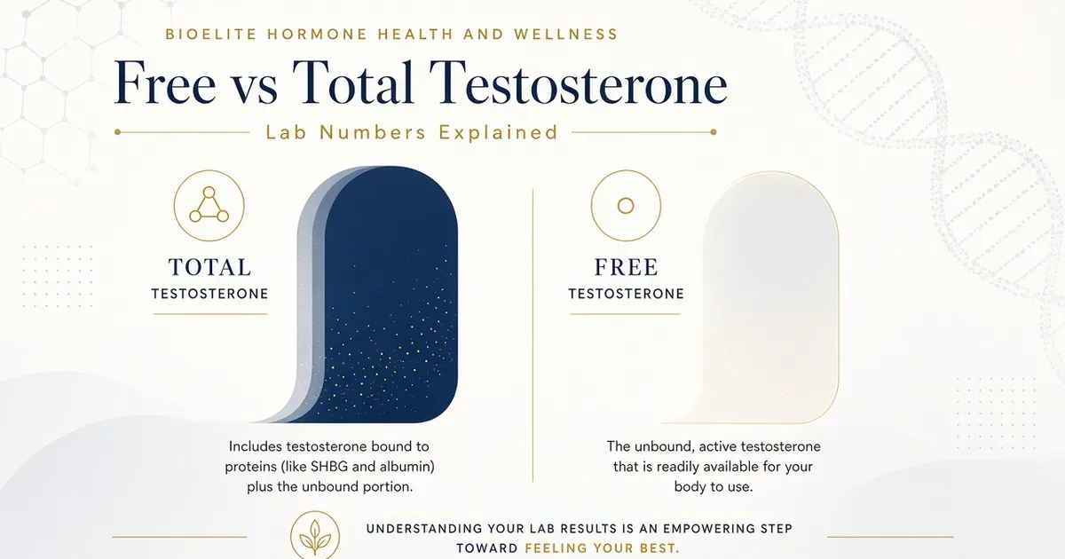 Free vs Total Testosterone Labs Explained | BIOELITE