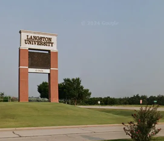 Langston University Sign