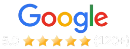Google review logo and rating