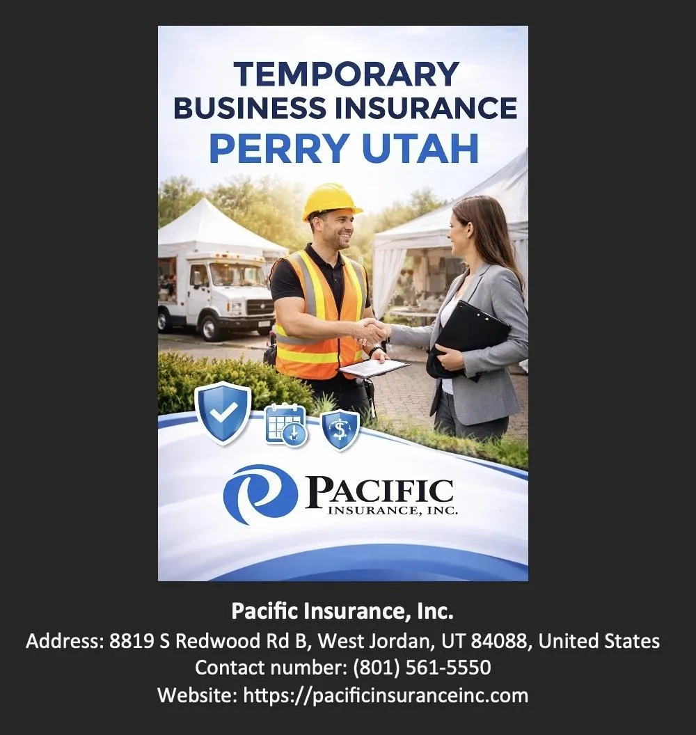 Temporary Business Insurance Perry Utah