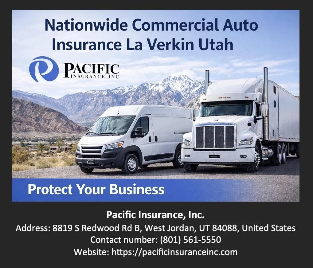 Nationwide Commercial Auto Insurance La Verkin Utah