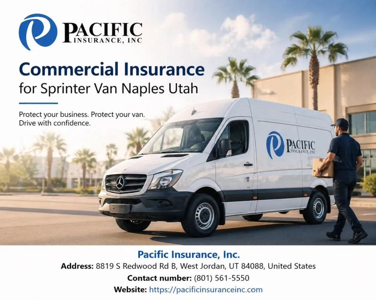 Commercial Insurance for Sprinter Van Naples Utah