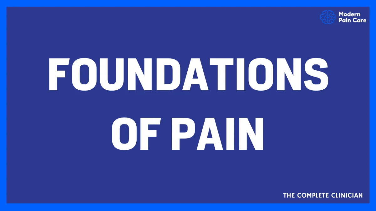 Foundations of Pain Logo