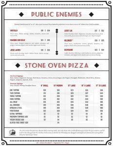 Stone Oven Pizza