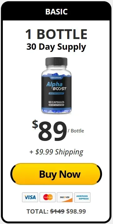 Alpha Boost 1 Bottle Pricing