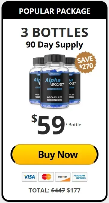 Alpha Boost 3 Bottle Pricing