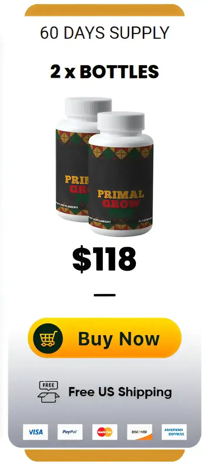 Primal Grow Pro 2 Bottle Pricing