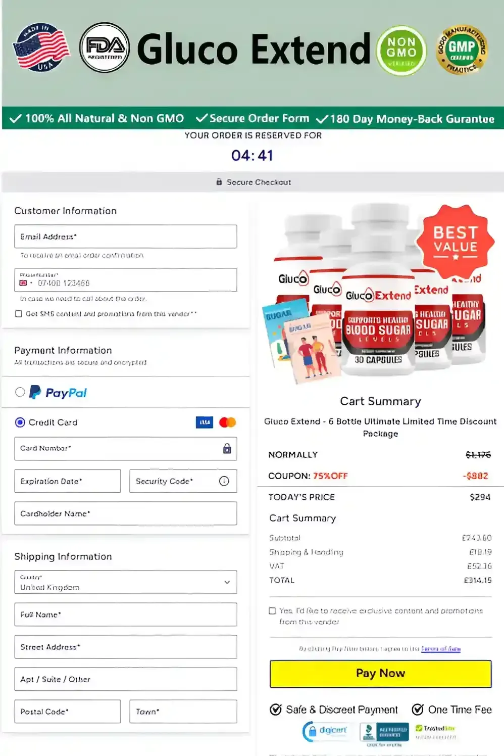 Gluco Extend diabetes