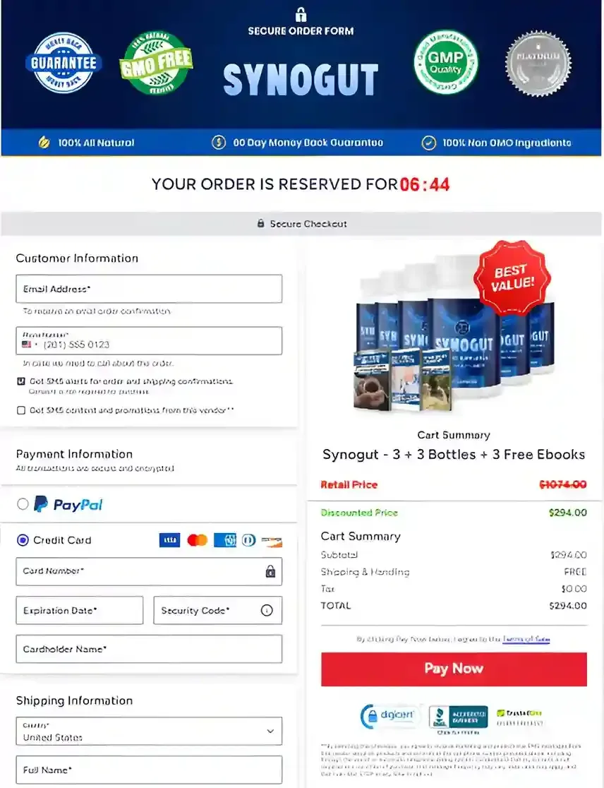 Synogut official website