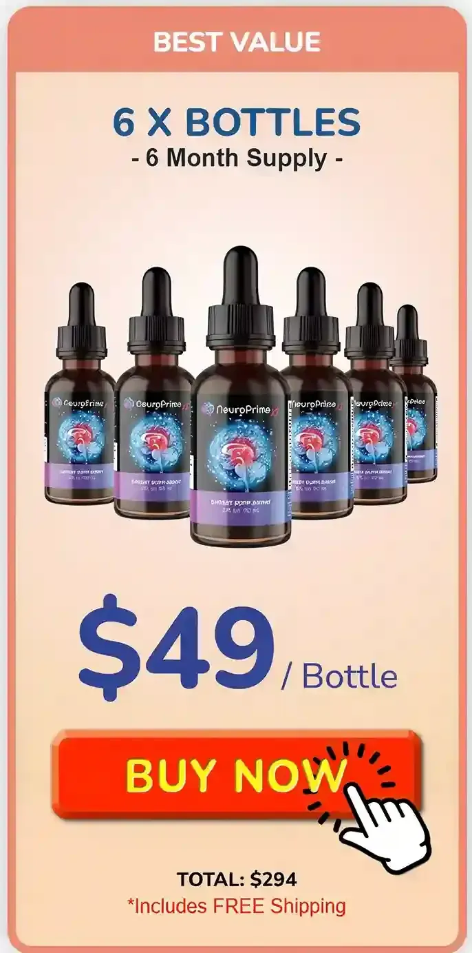 NeuroPrime  6 bottle pricing