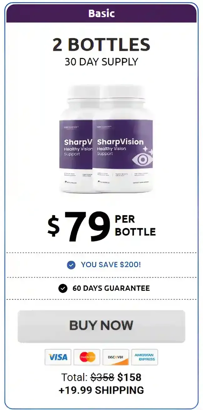 SharpVision 2 Bottle pricing
