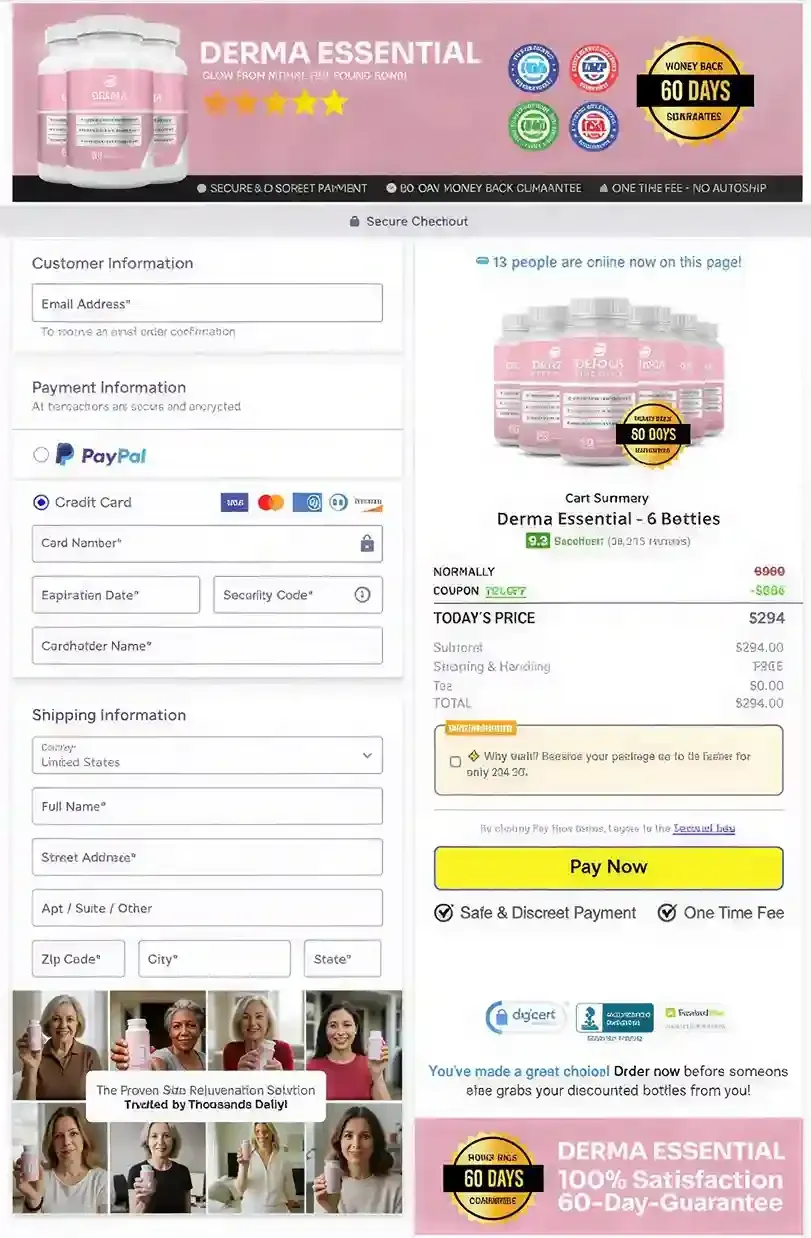 Derma Essential official website