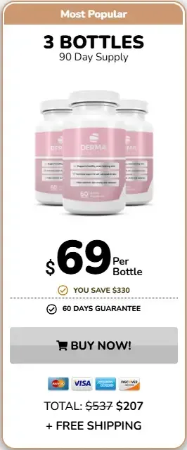 Derma Essential 3 bottles pricing