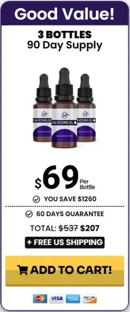 GlycoPezil 3 bottles pricing