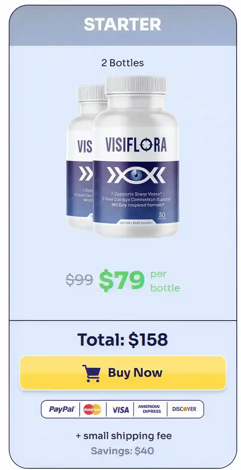 VisiFlora  2 Bottle pricing