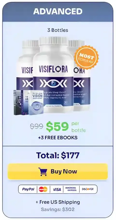 VisiFlora  3 bottles pricing