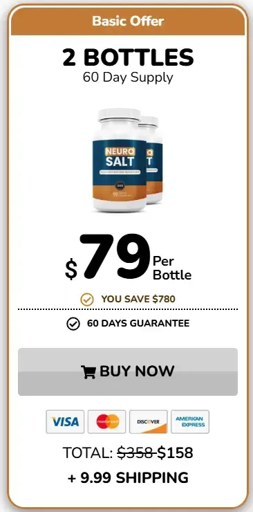 NeuroSalt  2 Bottle pricing