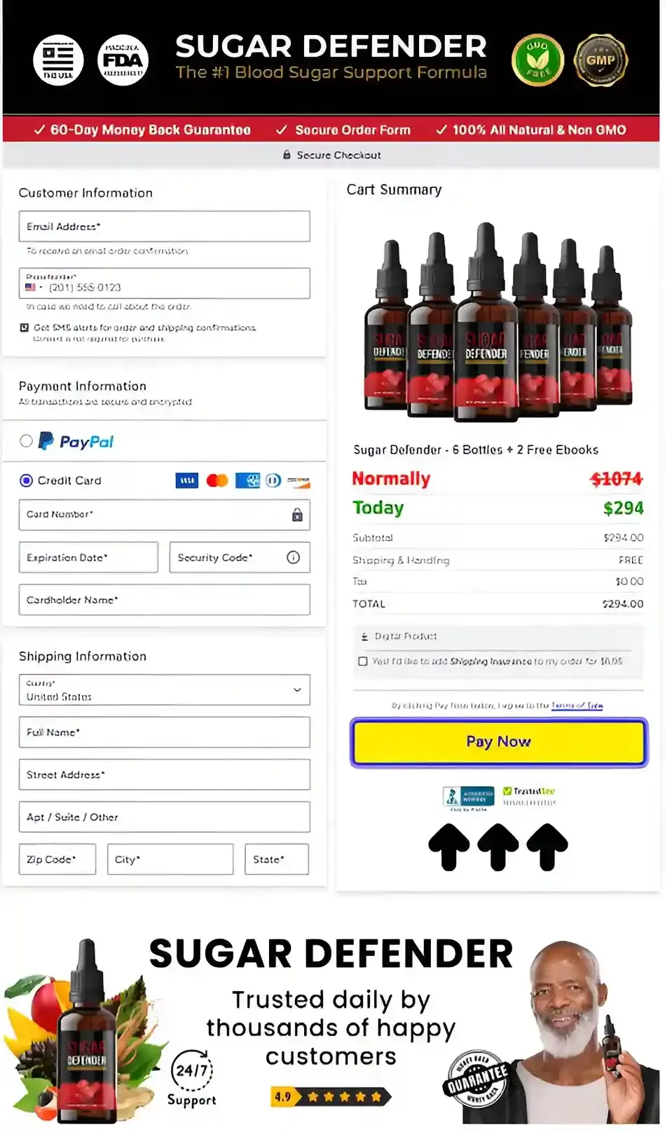 Sugar Defender official website