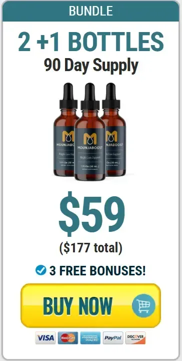 MounjaBoost 3 bottles pricing