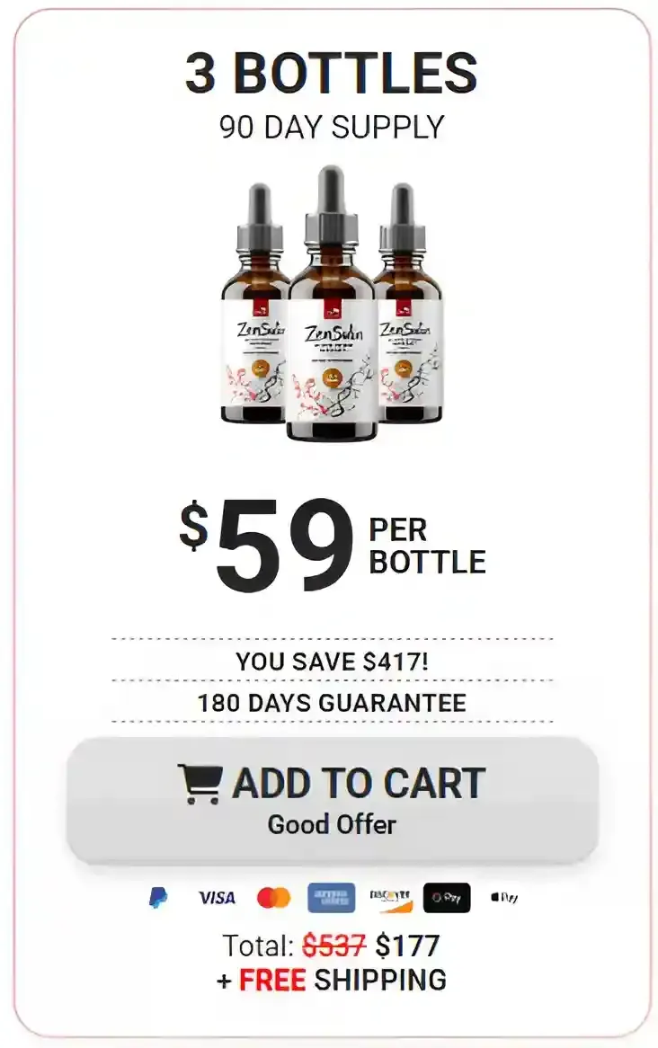 ZenSulin 3 bottles pricing