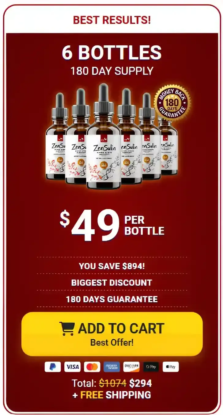 ZenSulin 6 bottle pricing