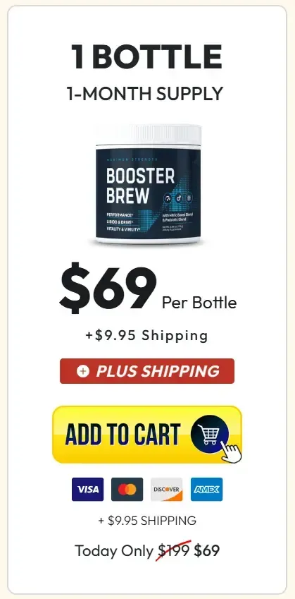 Booster Brew 1 botlles pricing