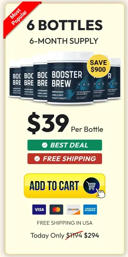 Booster Brew 6 botlles pricing