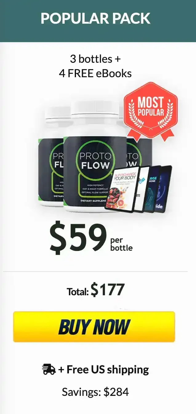 ProtoFlow  3 botlles pricing