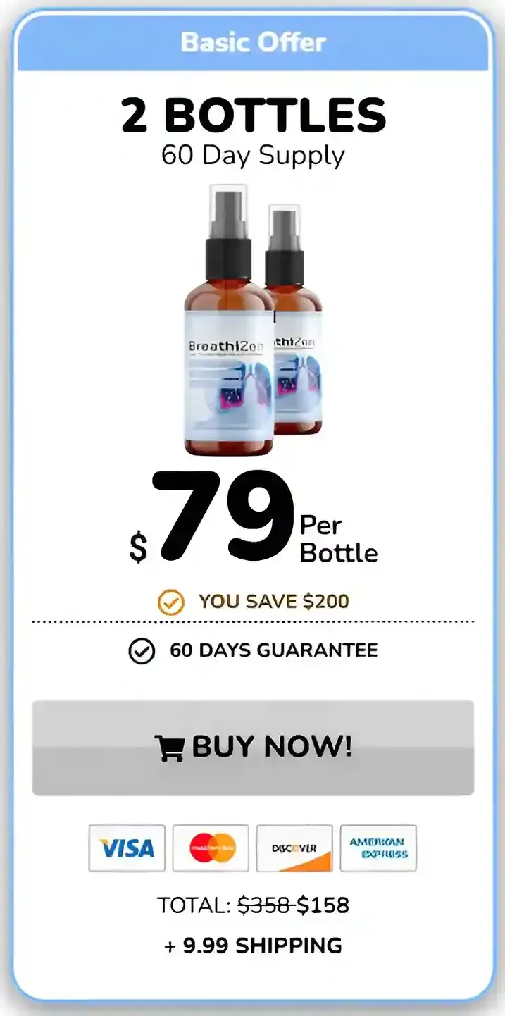 BreathiZen 2 botlles pricing