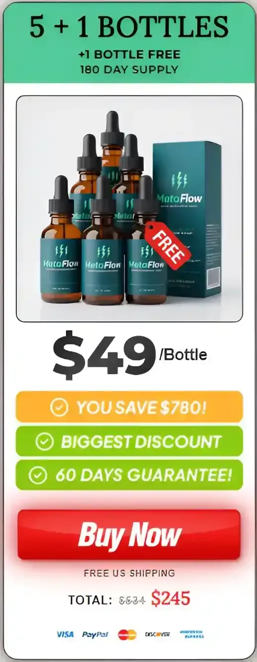 MetaFlow  6 botlles pricing